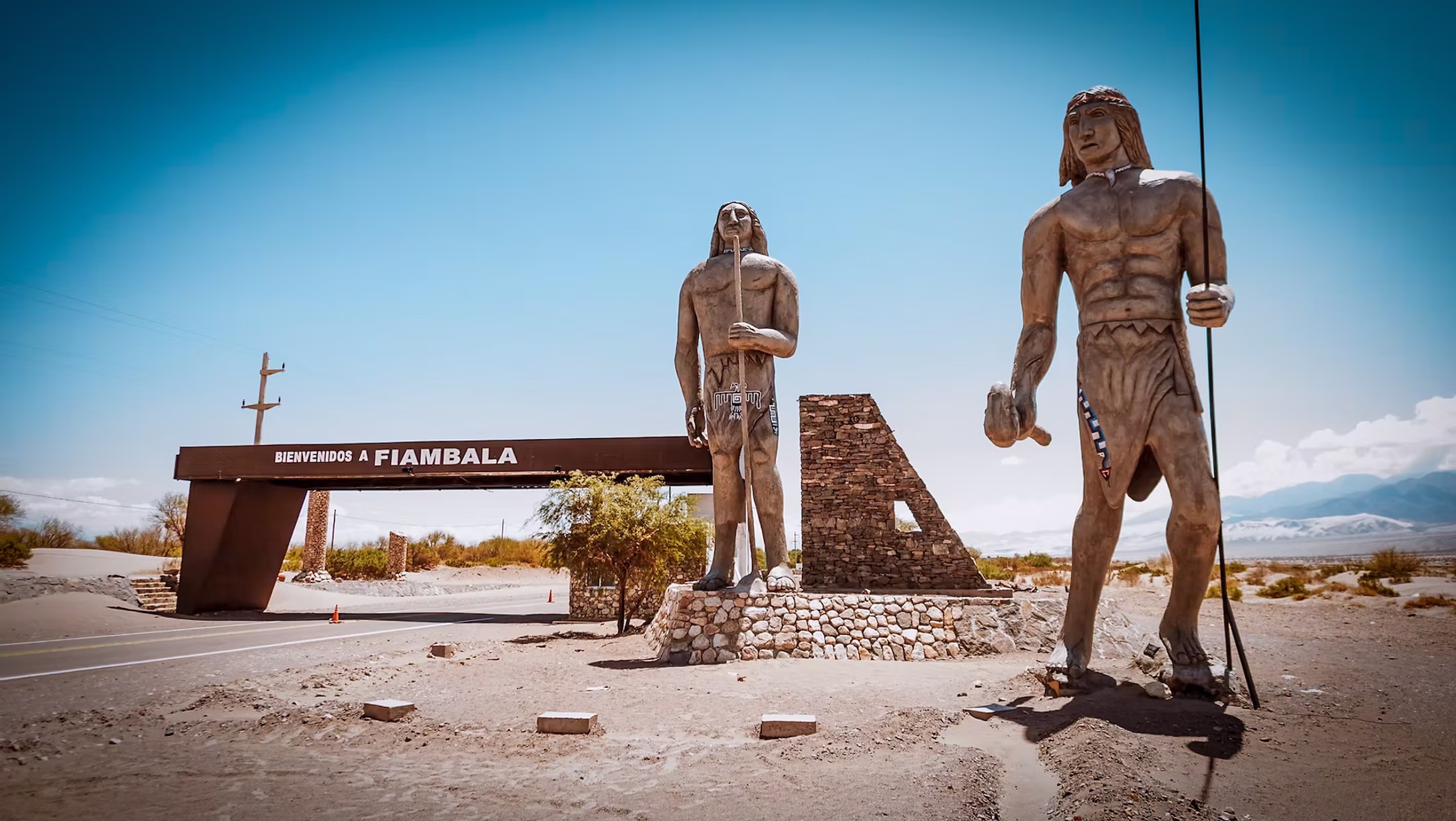 Portal de ingreso a Fiambalá, Catamarca